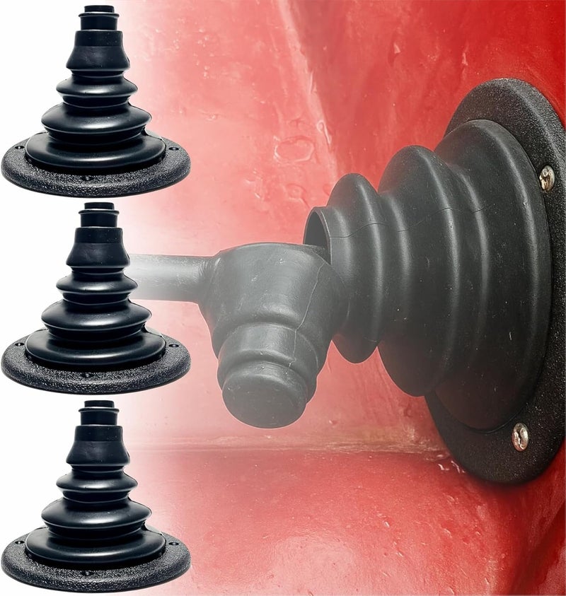 asdmm Boat Motor Well Cable Boot - Rigging Steering Protect for Marine Yacht Kayak Electrical Wire Organize, Fuel Lines Diameter 4 7/10" - Image 1